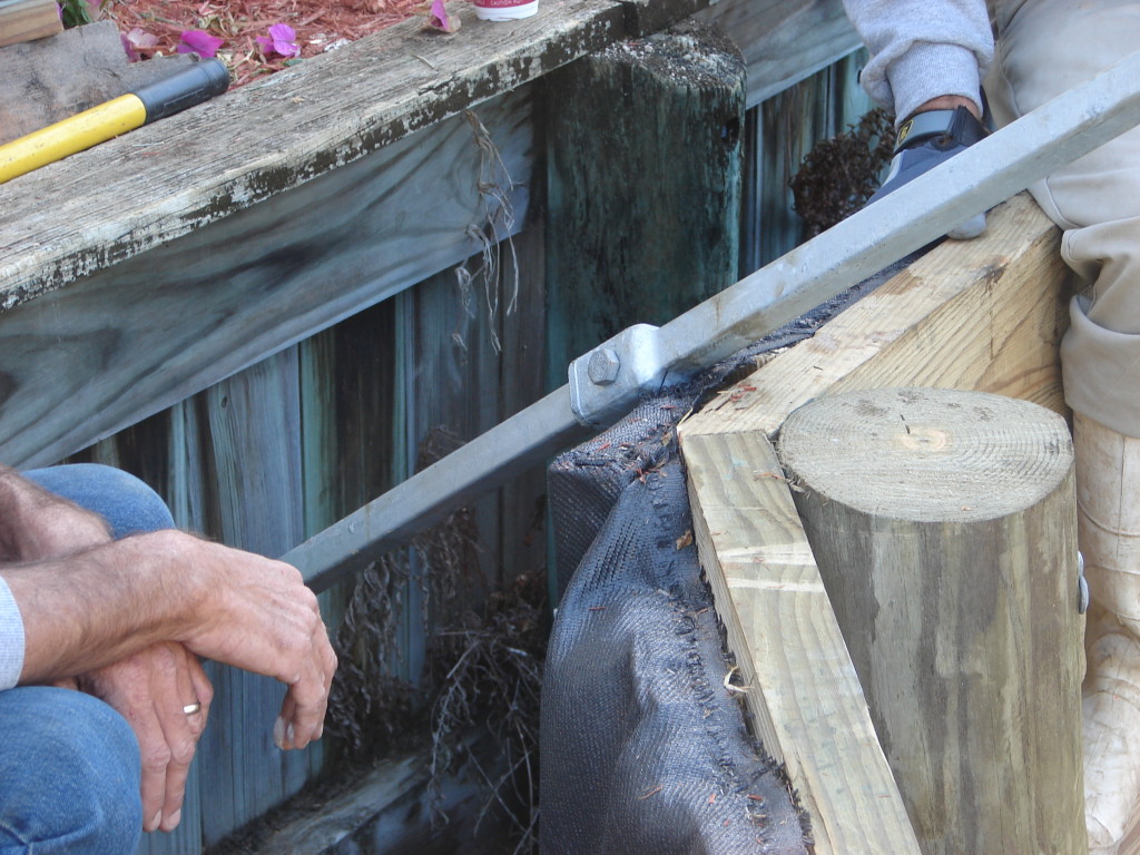 Wood Seawall Garland Marine Construction